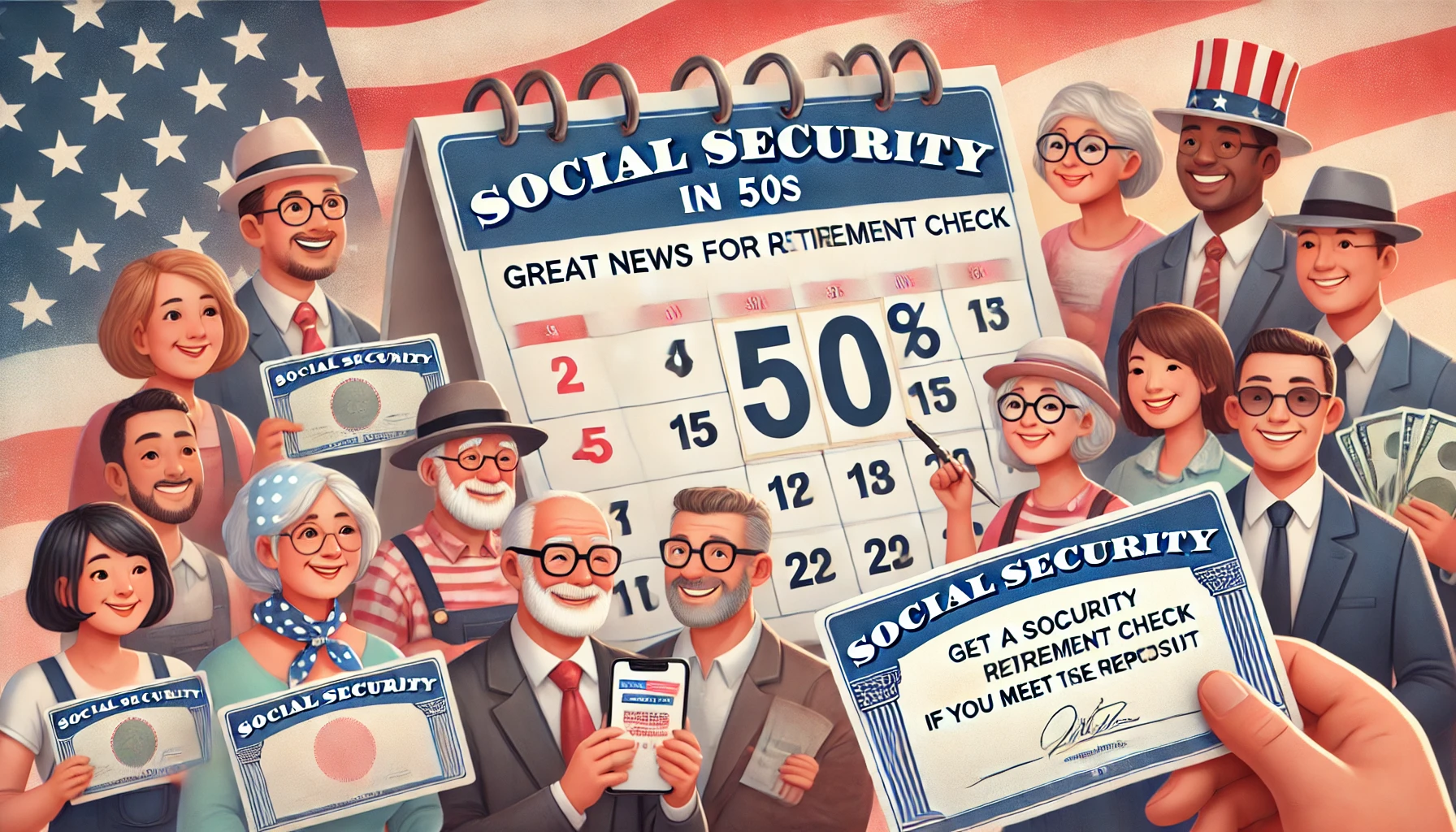 Great News for Retirees in 50s - Get a Social Security Retirement Check If You Meet These Requirements